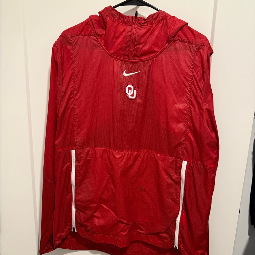 Nike Oklahoma Red Windbreaker Jacket - Size L